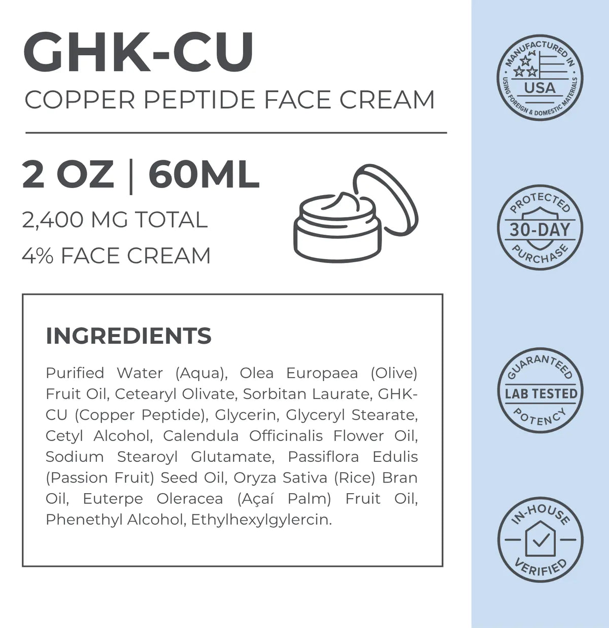 Advanced GHK-Cu Copper Peptide Cream - Image 2